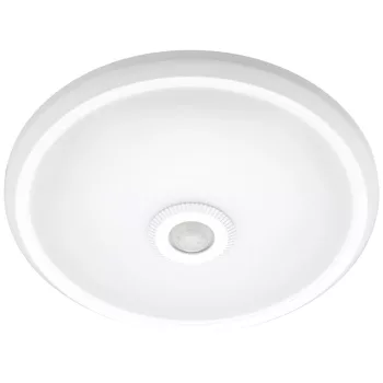   Tracon MFMI20W Mozgásérzékelős kerek fali lámpatest, fehér 230 VAC, 20 W, 360°, 6 m, 10 s-3 min, 1800 lm, EEI=F
