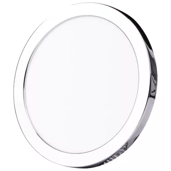   Tracon MFP18NW Kerek mennyezeti lámpa, króm kerettel 230V, 50Hz, 18W, 1500lm, 4000K, EEI=G