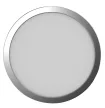 Tracon MFP18NW Kerek mennyezeti lámpa, króm kerettel 230V, 50Hz, 18W, 1500lm, 4000K, EEI=G