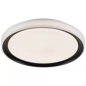 Tracon MFZRW30W LED mennyezeti lámpa, gyűrű forma, fehér/fekete, távirányítós, 230 VAC, 30W, 1700lm, 3000/4000/6500K, D=400mm, EEI=G