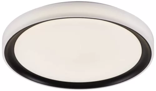 Tracon MFZRW30W LED mennyezeti lámpa, gyűrű forma, fehér/fekete, távirányítós, 230 VAC, 30W, 1700lm, 3000/4000/6500K, D=400mm, EEI=G