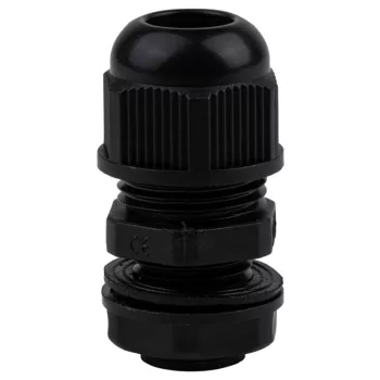   Tracon MG-12F, Metrikus tömítőszelence, fekete IP66, 3.5-7.5mm