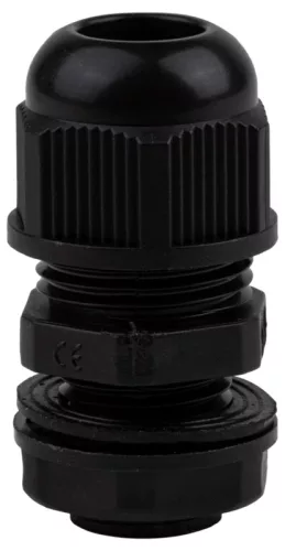 Tracon MG-20F, Metrikus tömítőszelence, fekete IP66, 6.5-14mm