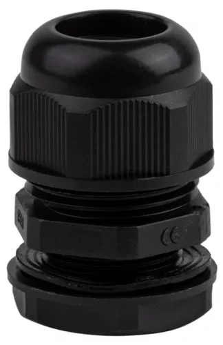 Tracon MG-25F, Metrikus tömítőszelence, fekete IP66, 12-18mm