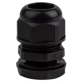   Tracon MG-32F, Metrikus tömítőszelence, fekete IP66, 15-24mm