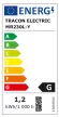 Tracon MR230L-Y, Hidegtükrös LED fényforrás, sárga 230V, 50Hz, MR230, 1,2W, 120°, GU10, 18×LED