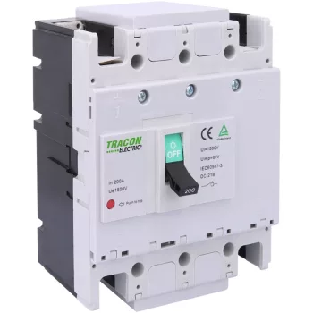   Tracon MSDC-200, Terheléskapcsoló, egyenáramú 1200 VDC; 200 A; 2P; 8 kA