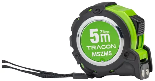 Tracon MSZM5 Mérőszalag, mágneses L=5m, W=25mm