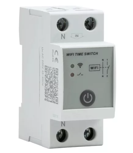 Tracon NARIDW1 Wifi-s időkapcsoló Tuya 32 A 2P