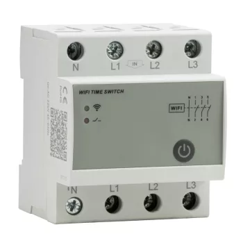 Tracon NARIDW3 Wifi-s időkapcsoló Tuya 80 A 4P