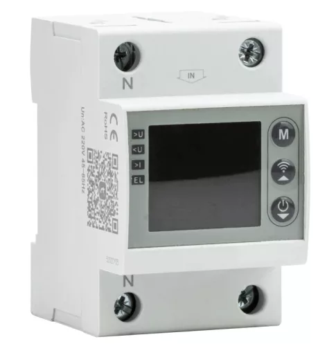 Tracon NARM2P80 automatikus visszakapcsolású multifunkciós védőrelé Wifi-vel 2P 80 A