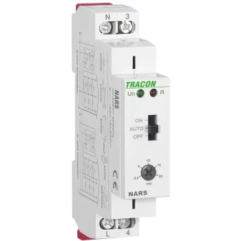   Tracon NARS Lépcsőházi időkapcsoló AC 230V, 0,5-20min, 16A/AC1, 250VAC/24VDC