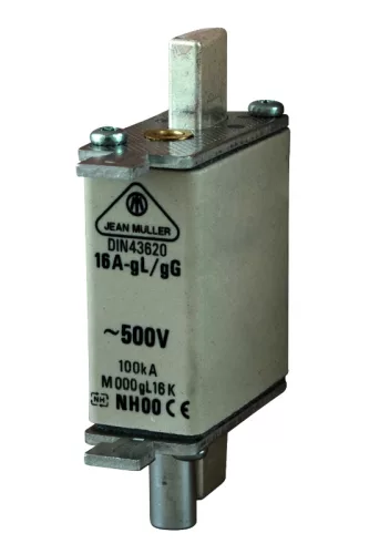 Tracon NK00C-100 Kiütőszeges késes biztosító Un=400V AC, 100A, 00C, 100kA/500VAC, gG