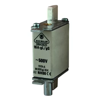   Tracon NK00C-63 Kiütőszeges késes biztosító Un=400V AC, 63A, 00C, 100kA/500VAC, gG