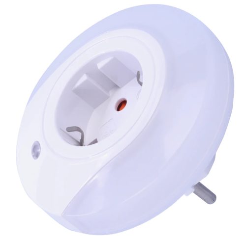 Tracon NLSCHUKO Éjszakai fény érzékelővel 230VAC, 50Hz, 0,42W, 15lm, CDS, 1xSCHUKO