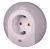 Tracon NLSCHUKO Éjszakai fény érzékelővel 230VAC, 50Hz, 0,42W, 15lm, CDS, 1xSCHUKO