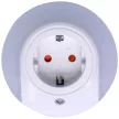 Tracon NLSCHUKO Éjszakai fény érzékelővel 230VAC, 50Hz, 0,42W, 15lm, CDS, 1xSCHUKO