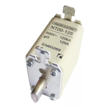   Tracon NTM00-4, Késes biztosító 500V AC, 4A, 00, 120kA, aM