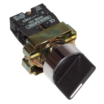   Tracon NYBJ45KLO Karos kapcsoló, fémalap, kétállású, rugóvissza, hosszúkaros 1×NC+1×NO, 3A/230V AC