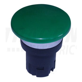 Tracon NYG2-F8 Gombafejű vészgomb fej-egység, zöld