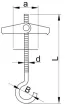 Tracon NYG3-70230R, Fényjelző oszlop, piros fényű henger 230V AC, IP65