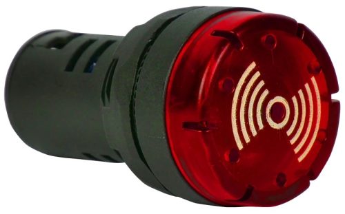 Tracon NYG3-BFR230 Hang- és fényjelző, piros AC230V