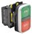 Tracon NYG3-D2 Kettős BE-KI nyomógomb, ON-OFF, zöld+piros 1×NO+1×NC, 5A/230V AC-15, IP65