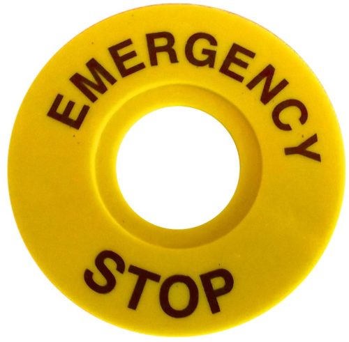 Tracon NYG3-ES60 EMERGENCY STOP lap d=60mm; h=2mm; ABS