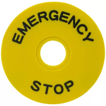 Tracon NYG3-ES90 EMERGENCY STOP lap d=90mm; h=2mm; ABS
