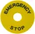 Tracon NYG3-ES90 EMERGENCY STOP lap d=90mm; h=2mm; ABS