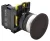 Tracon NYG3-MBK Gombafejű nyomógomb, fekete 1×NO, 5A/230V AC-15, 40mm, IP65