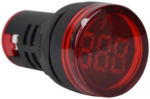 Tracon NYG3-VR Feszültségmérő, LED jelzőfény, piros 24-500VAC, d=22mm