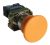 Tracon NYGBC51S Gombafejű nyomógomb, fémalapra szerelt, sárga 1×NO, 3A/400V AC, IP42, d=40mm