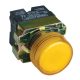 Tracon NYGBV65ST Tokozott jelzőlámpa, fémalapra szerelt, sárga, izzó nélkül 3A/400V AC, IP44, NYGI230