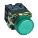 Tracon NYGBV73ZT Tokozott jelzőlámpa, fémalap, zöld, előtéttel, izzó nélkül 3A/230V AC, IP44, NYGI130