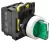 Tracon NYK3-SL34G Világítókaros kapcsoló, zöld, LED, háromállású, rugóvissza 1×NO+1×NC, 5A/230V AC-15, IP65, LED 230V AC/DC