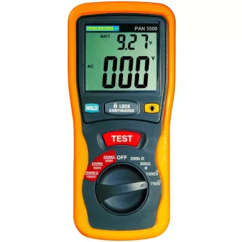   Tracon PAN5500 Digitális multiméter és szigetelés vizsgáló ACV/DCV, R
