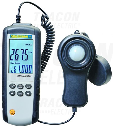 Tracon PANLUXMETER, Luxmérő 40, 400, 4.000, 40.000, 400.000 Lux 