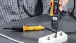 Tracon PANMV-1000AD, 2 pólusú feszültségvizsgáló és AVK teszter, LED LCD kijelző 12-1000V AC/DC, 30mA FI‐Test