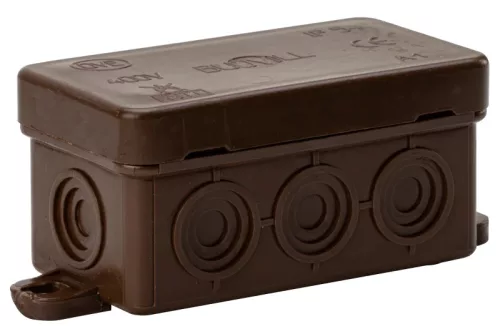 Tracon PDB75X35 rugalmas kötődoboz falon kívüli barna 80x42x40 mm IP54