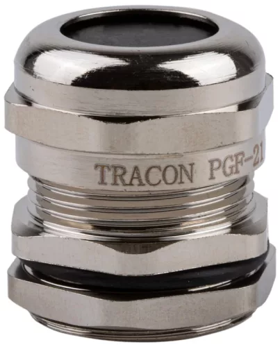 Tracon PGF-16, Gázmenetes tömítőszelence, fém IP66, 6-12mm