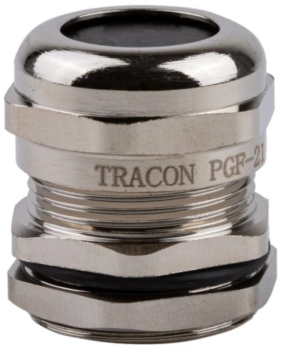 Tracon PGF-29, Gázmenetes tömítőszelence, fém IP66, 14-21mm