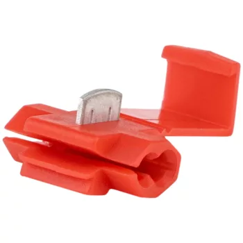   Tracon PL, Késes leágaztató (PVC), ónozott elektrolitréz, piros 0,5-1mm2, 50VDC, max. 10 A