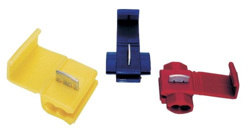 Tracon PL, Késes leágaztató (PVC), ónozott elektrolitréz, piros 0,5-1mm2, 50VDC, max. 10 A