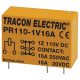 Tracon PR110-1V16A Print relé 110V DC / 1×CO (16A, 230V AC / 30V DC)