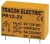 Tracon PR12-2V Print relé 12V DC / 2×CO (5A, 230V AC / 30V DC)