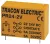 Tracon PR24-2V Print relé 24V DC / 2×CO (5A, 230V AC / 30V DC)
