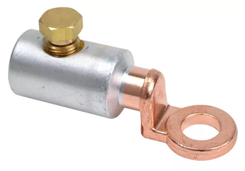 Tracon RA16-70CS12, Szakadófejes csavaros réz-alumínium szemes csősaru 16-70mm2,2× M12