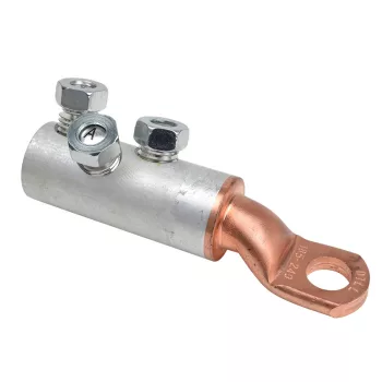   Tracon RA185-240CS16, Szakadófejes csavaros réz-alumínium szemes csősaru 185-240mm2,3×M16