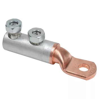   Tracon RA95-150CS12, Szakadófejes csavaros réz-alumínium szemes csősaru 95-150mm2,2×M12
